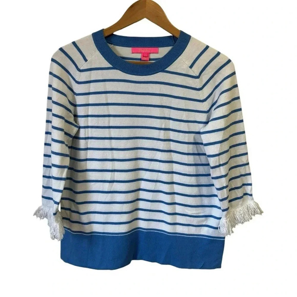 Lilly Pulitzer Tops - Lilly Pulitzer Dasha Costal Sweater Striped Women’s Size S